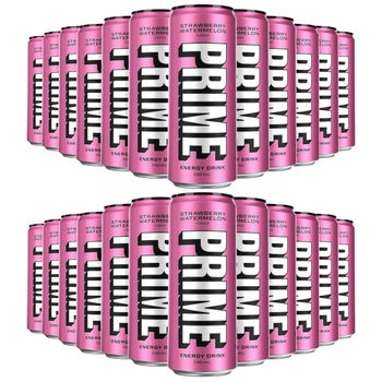 PRIME Energy Strawberry Watermelon, 24 x 330ml