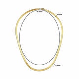 14ct Yellow Gold Herringbone Necklace 14ct Yellow Gold Herringbone Necklace