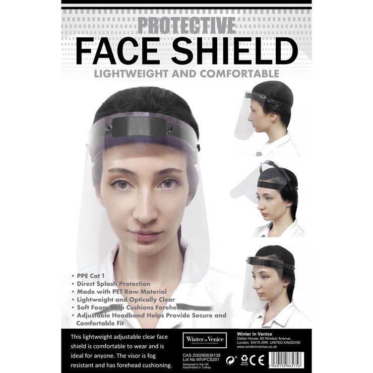 Winter in Venice Face Shields, 4 Pack Costco UK