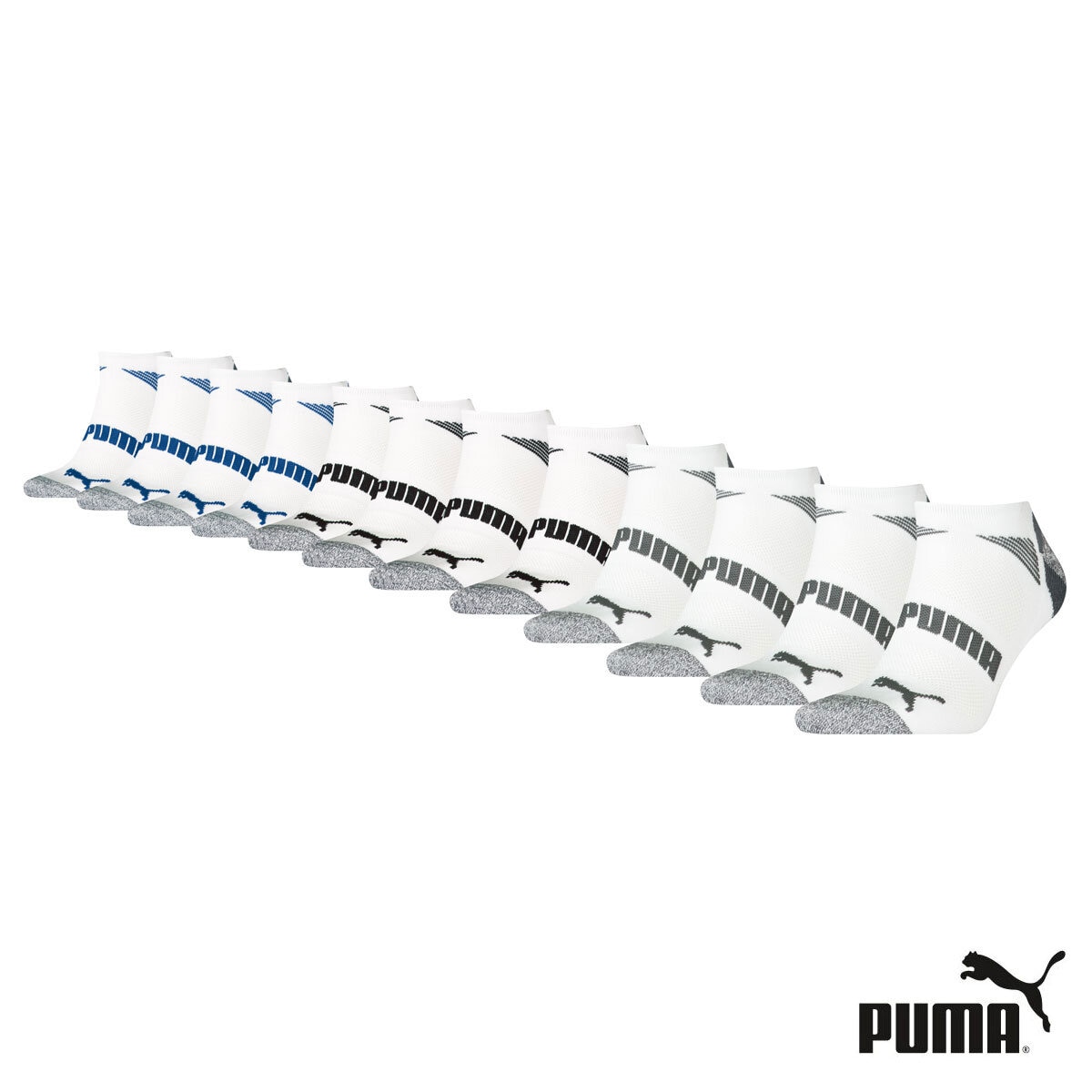 Puma Men's Repreve Sock, 12 Pack