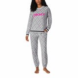 DKNY Ladies Fleece Lounge Set in Grey DKNY Ladies Fleece Lounge Set in Grey