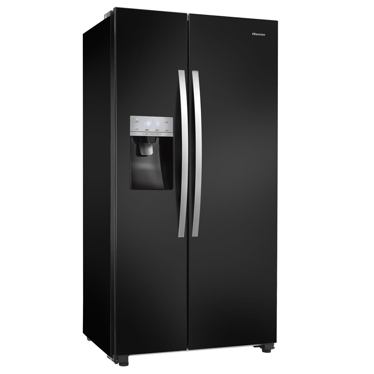 Hisense RS696N4IB1, Side by Side Fridge Freezer A+ Rating in Black