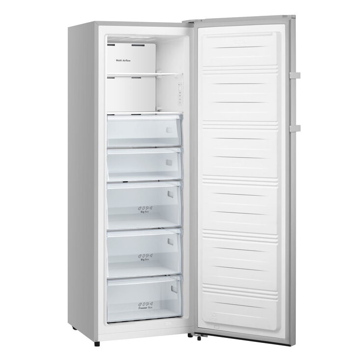 Hisense FV298N4ACE Upright Freezer, E Rated, In Stainless Steel