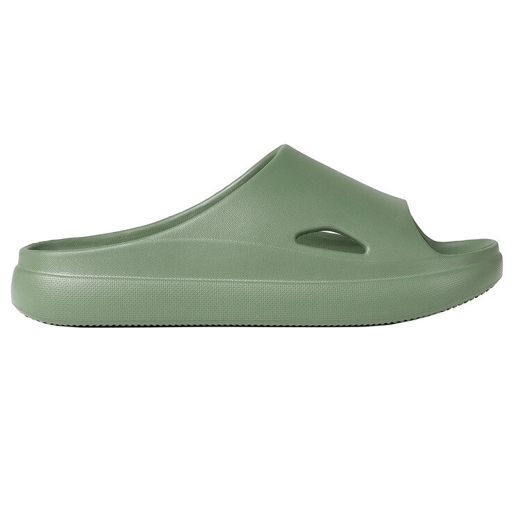 32 Degrees Unisex Cushion Slides in Green