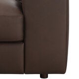Simon Li Westbrook Brown Leather Corner Sofa