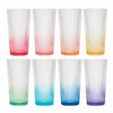 Pandex Ombre Tumblers, 651ml, 8 Pack