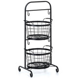 Mesa 3 Tier Market Basket with Stand