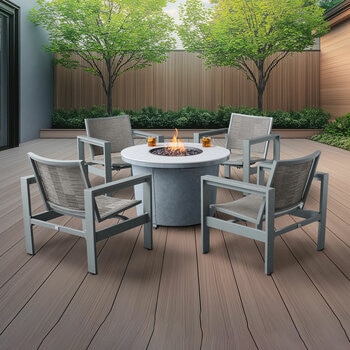 Agio Milo 5 Piece Sling Fire Chat Set + Cover