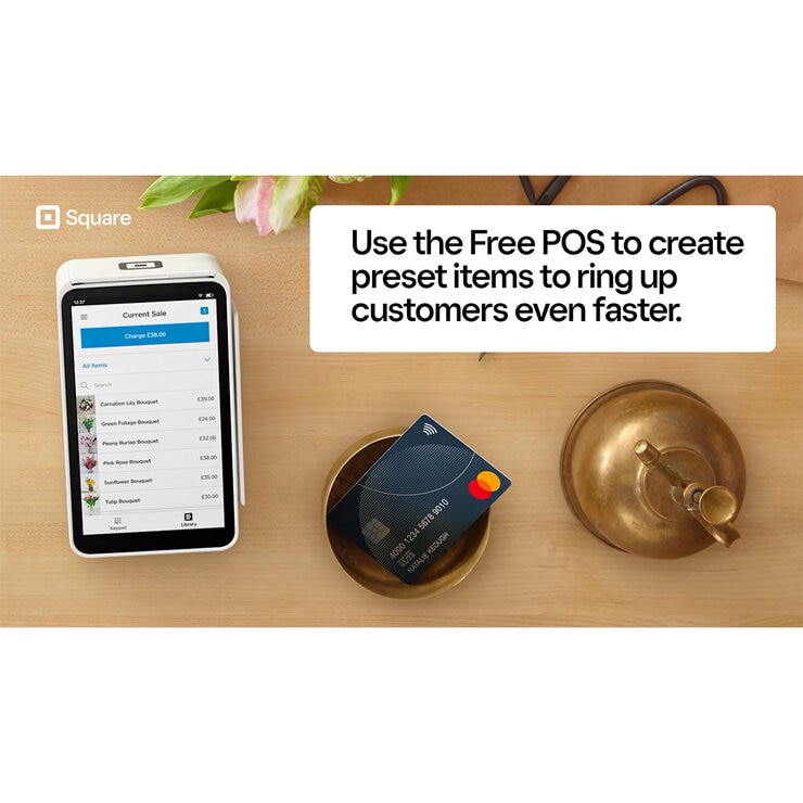 Buy Square All-In-One Payment Terminal & Paper Bundle Machine & Paper Image at costco.co.uk