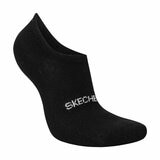 Skechers Ladies No Show Sock 8 Pack in Black/White