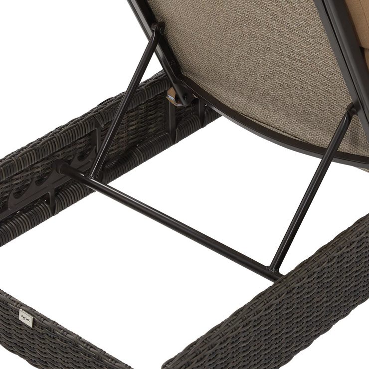 Agio Eldorado Woven Chaise Lounger Costco UK
