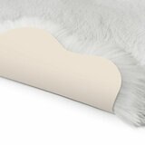 Mon Chateau Faux Fur Ivory Quad Rug, 180 x 100 cm