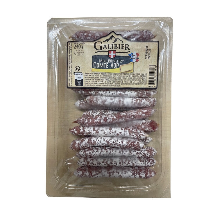 Galibier Mini Bruchettes With Comte, 240g Galibier Mini Bruchettes With Comte, 240g