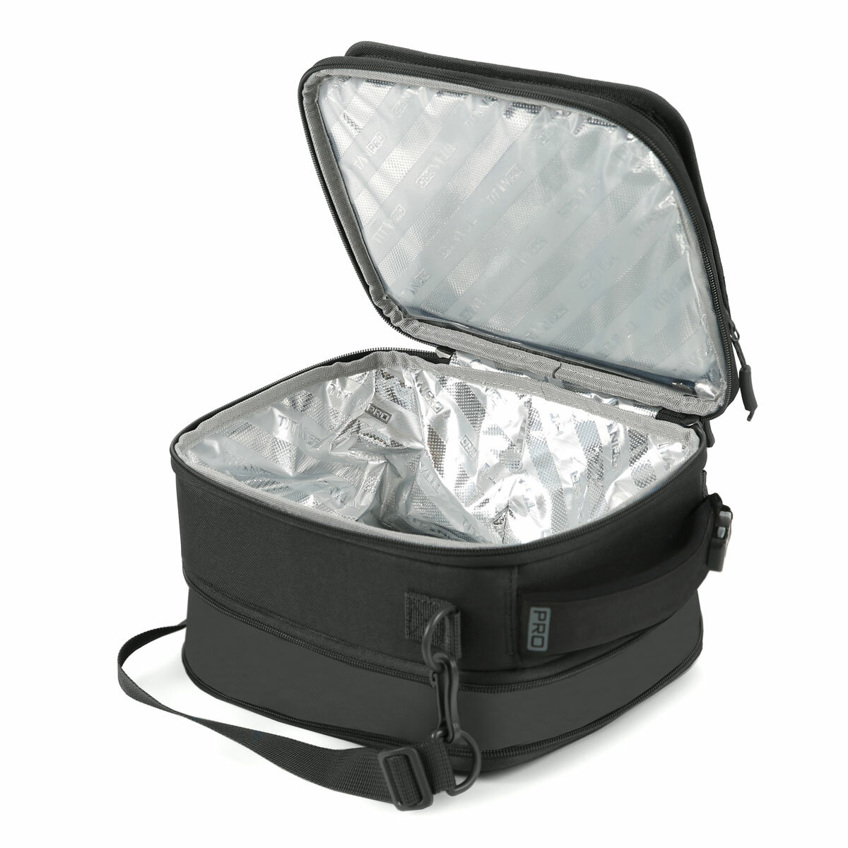 Titan Pro Expandable Fridge Cold Lunchbox In Black