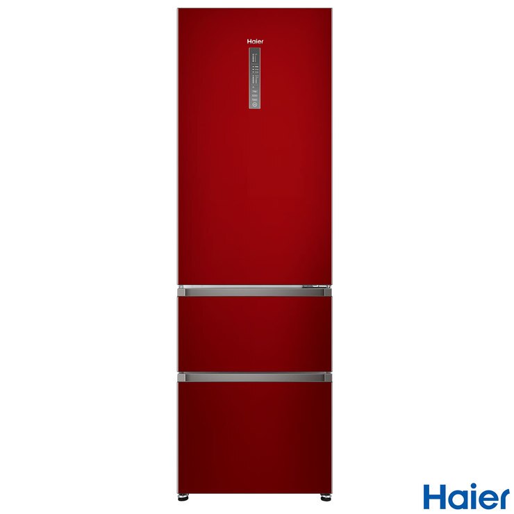 Haier A3fe635crj Uk Fridge Freezer A Rated In Red Costco Uk