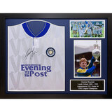 Gordon Strachan Signed Framed Leeds United Shirt