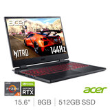 Acer Nitro 5, AMD Ryzen 5, 8GB RAM, 512GB SSD, NVIDIA GeForce RTX 3050, 15.6 Inch Gaming Laptop