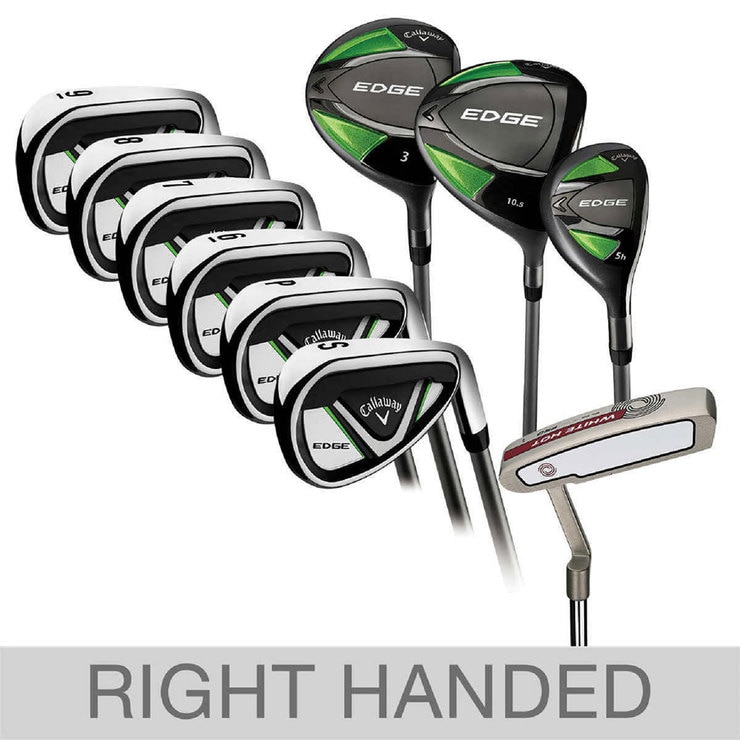 Callaway Edge 10Piece Men's Graphite Golf Club Set, Right Handed