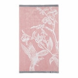 Ted Baker Pink Botanical Birds Bath Sheet & Hand Towel Bundle