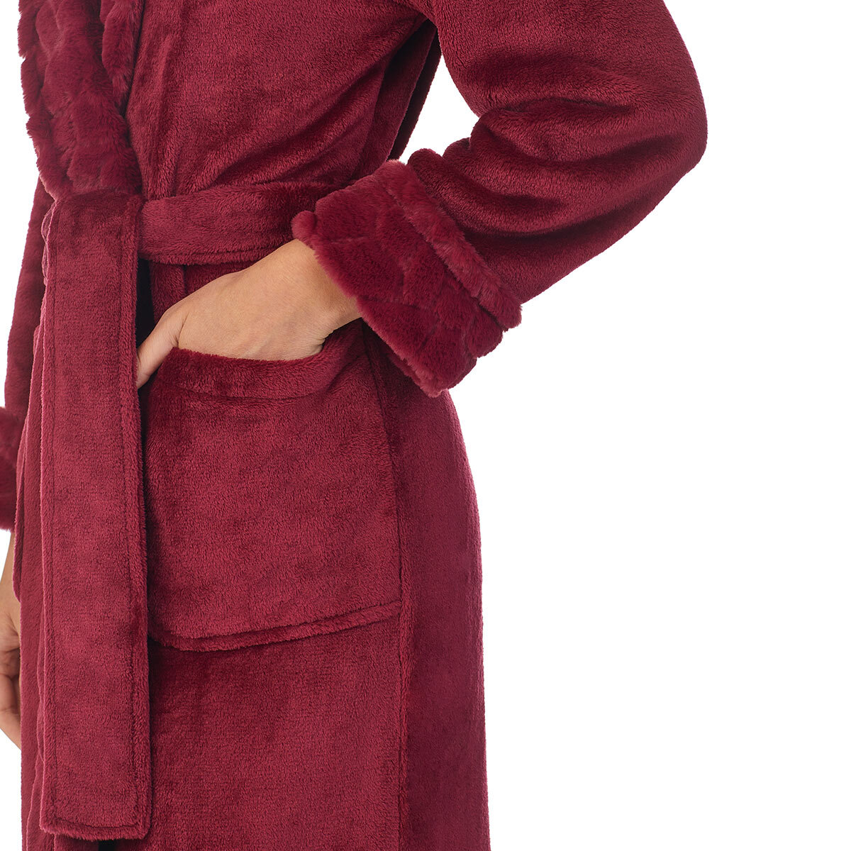 Carole Hochman Women's Plush Robe in Red