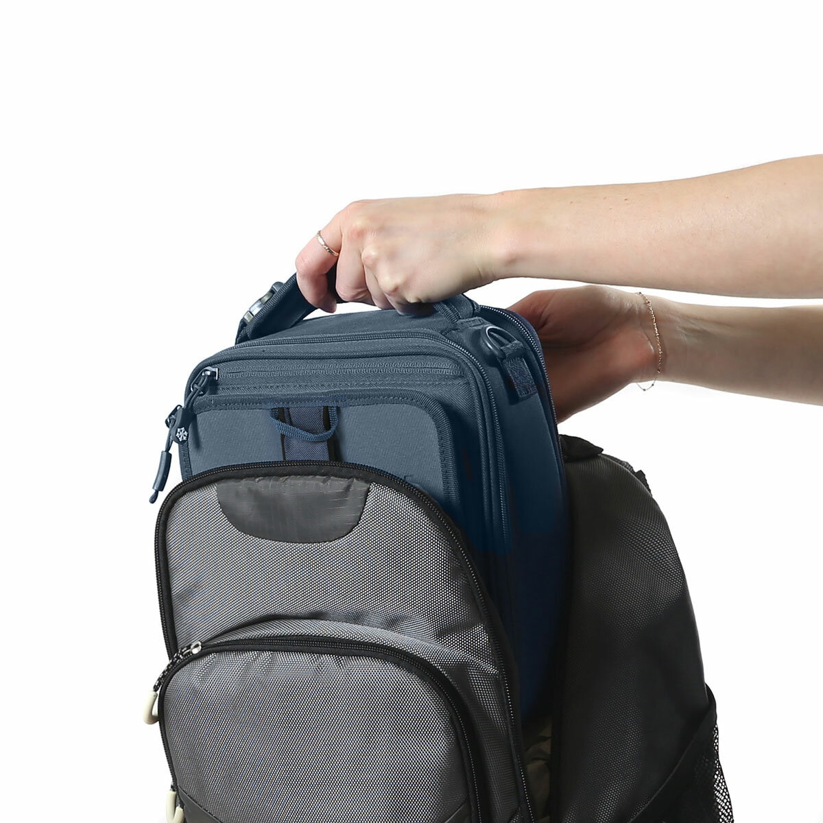 Titan Pro Expandable Fridge Cold Lunchbox In Denim Blue Titan Pro Expandable Fridge Cold Lunchbox In Denim Blue