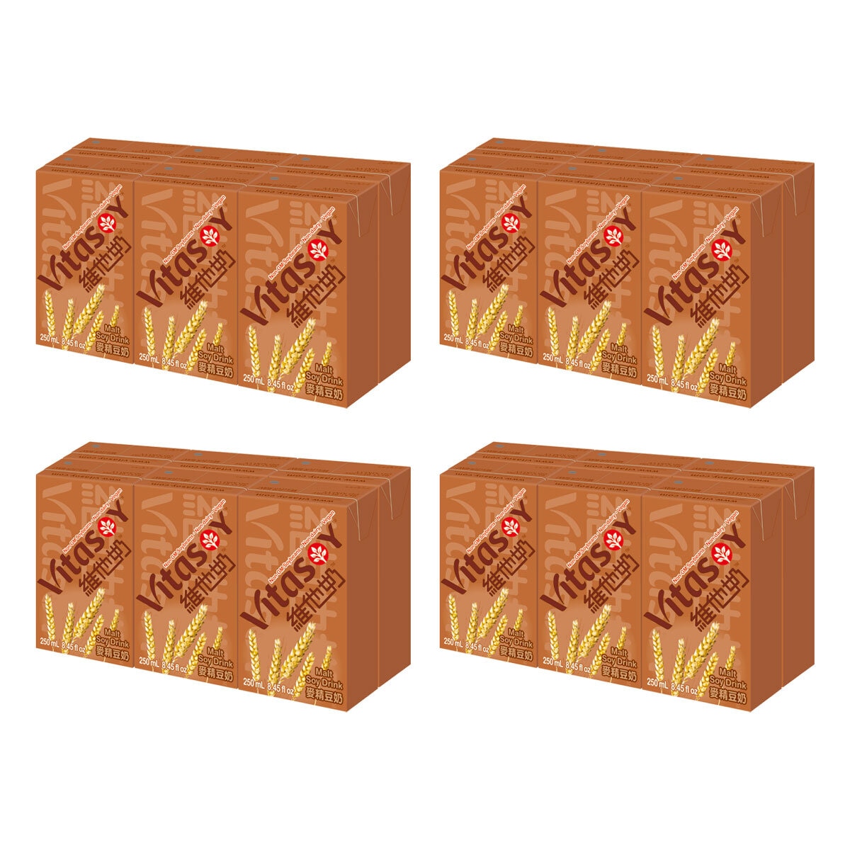 Vita Soy Malt Soy Drink, 24 x 250ml