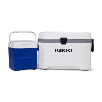 Igloo Latitude 51 Litre (54 US QT) and Igloo Quantum 11 Litre (12 US QT) Combo Cooler