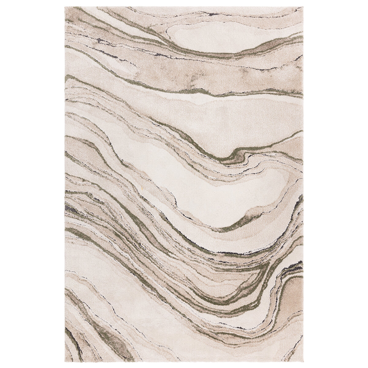 Mirage Rug in 2 Sizes, Quartz Green