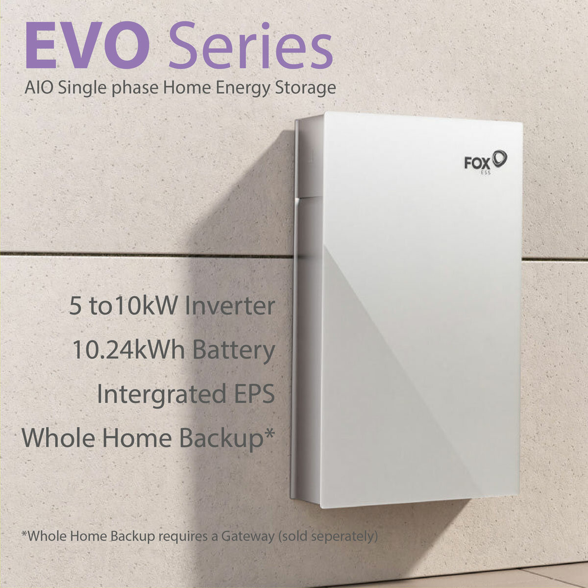 FreshElectrical10.24kwBatteryFoxEVSS