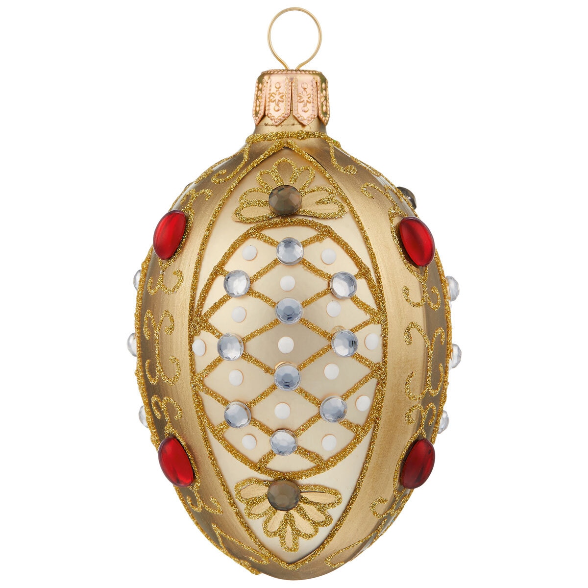 Buy Red & Gold Glass Ornaments Lifestyle2 Image at Costco.co.uk
