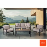 Agio Stockholm 4 Piece Deep Seating Patio Set + Cover