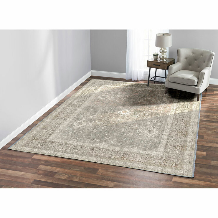 Korhani Washable Area Rug in 3 Designs, 240 x 300 cm Korhani Washable Area Rug in 3 Designs, 240 x 300 cm