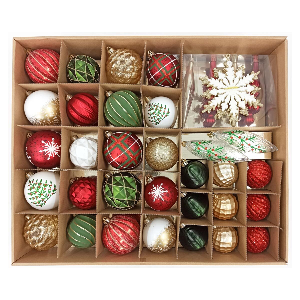 Buy 78pack Ornaments Red/Green Combined at costco.co.uk