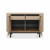 Bentley Designs Vega Scandi Light Oak Small Sideboard Bentley Designs Vega Scandi Light Oak Small Sideboard