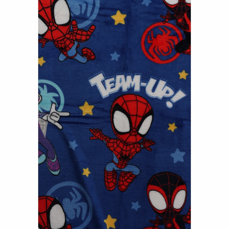 Disney Character Spider Man Blanket & Nogginz Cushion Set