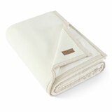 Casual Living Luxe Plush Throw in Ivory, 127 x 178 cm