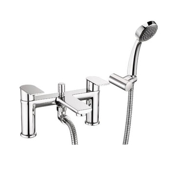 Deva Zonos Bath Tap and Shower Head Mixer Set, Model ZON106