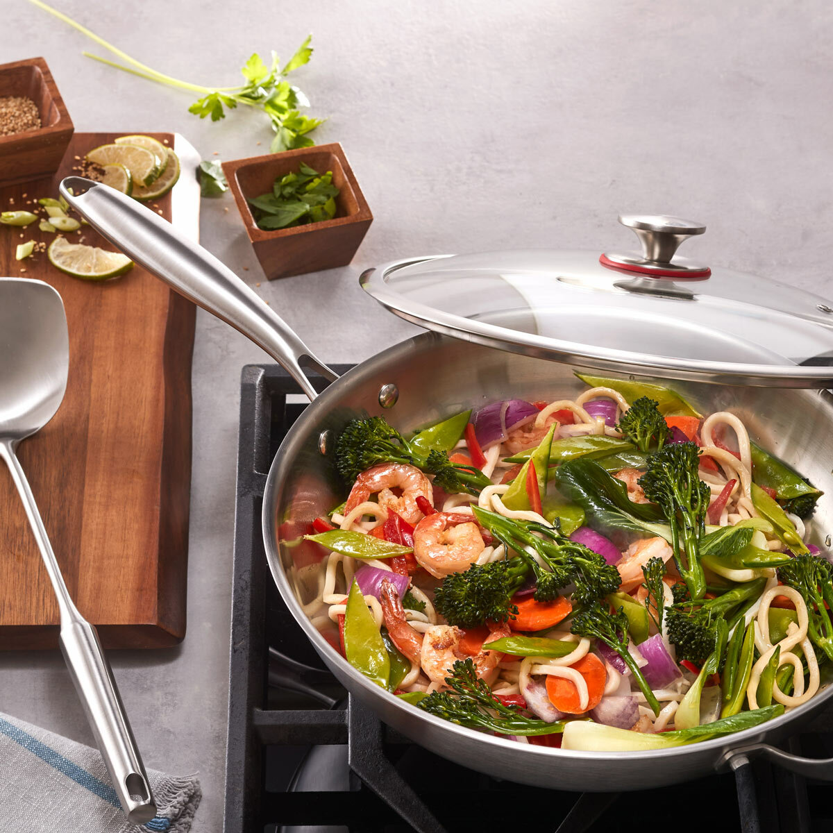 MIU SS Wok 34cm