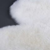 Windward 100% Sheepskin Quad Rug , Ivory