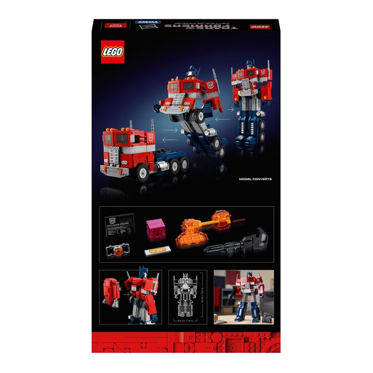 Buy Lego Optimus Prime Back of Box Image at Costco.co.uk Buy Lego Optimus Prime Back of Box Image at Costco.co.uk