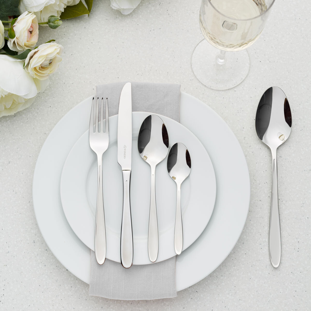 Viners 18/10 Stainless Steel Cutlery Set, 34 Piece