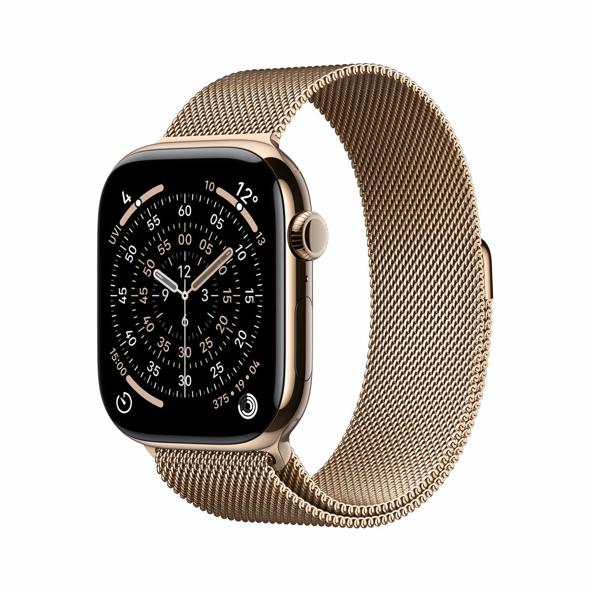 Buy Apple Watch Series 11 GPS + Cellular, 46mm Gold Titanium Case with Gold Milanese Loop - M/L, MFD84MP/A at costco.co.uk