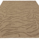 Asiatic Tigra Rug in Mocha Colour with a tiger print pattern Asiatic Tigra Rug in Mocha Colour with a tiger print pattern