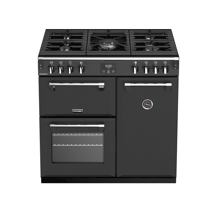 Stoves Richmond S900G, 90cm Gas Range Cooker A Rating in Anthracite