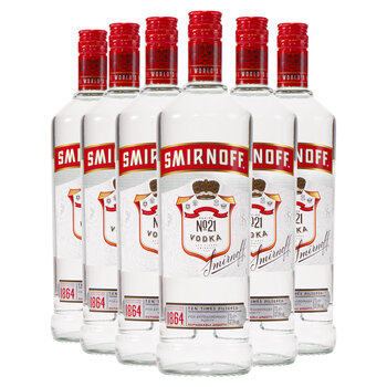 Smirnoff™ Vodka Red Label, 6 x 70cl £14.79 PMP