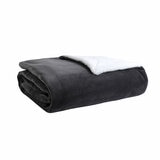 Life Comfort Ultimate Faux Fur Grey Throw, 152 x 177 cm