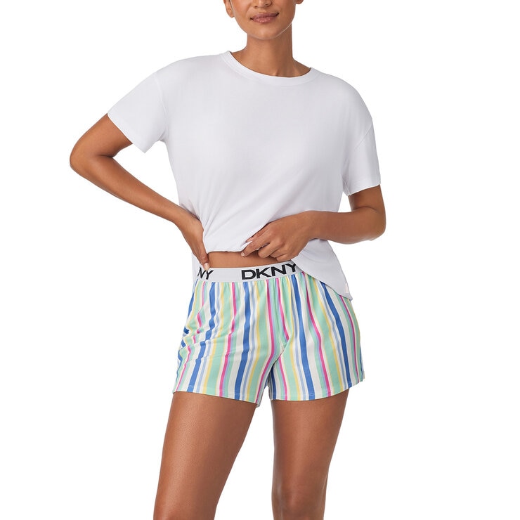 DKNY Ladies Tee & Boxer Pyjama Set