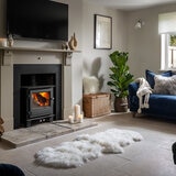 Naturally Sheepskins Mongolian Double Rug 180 x 55 cm in Ivory