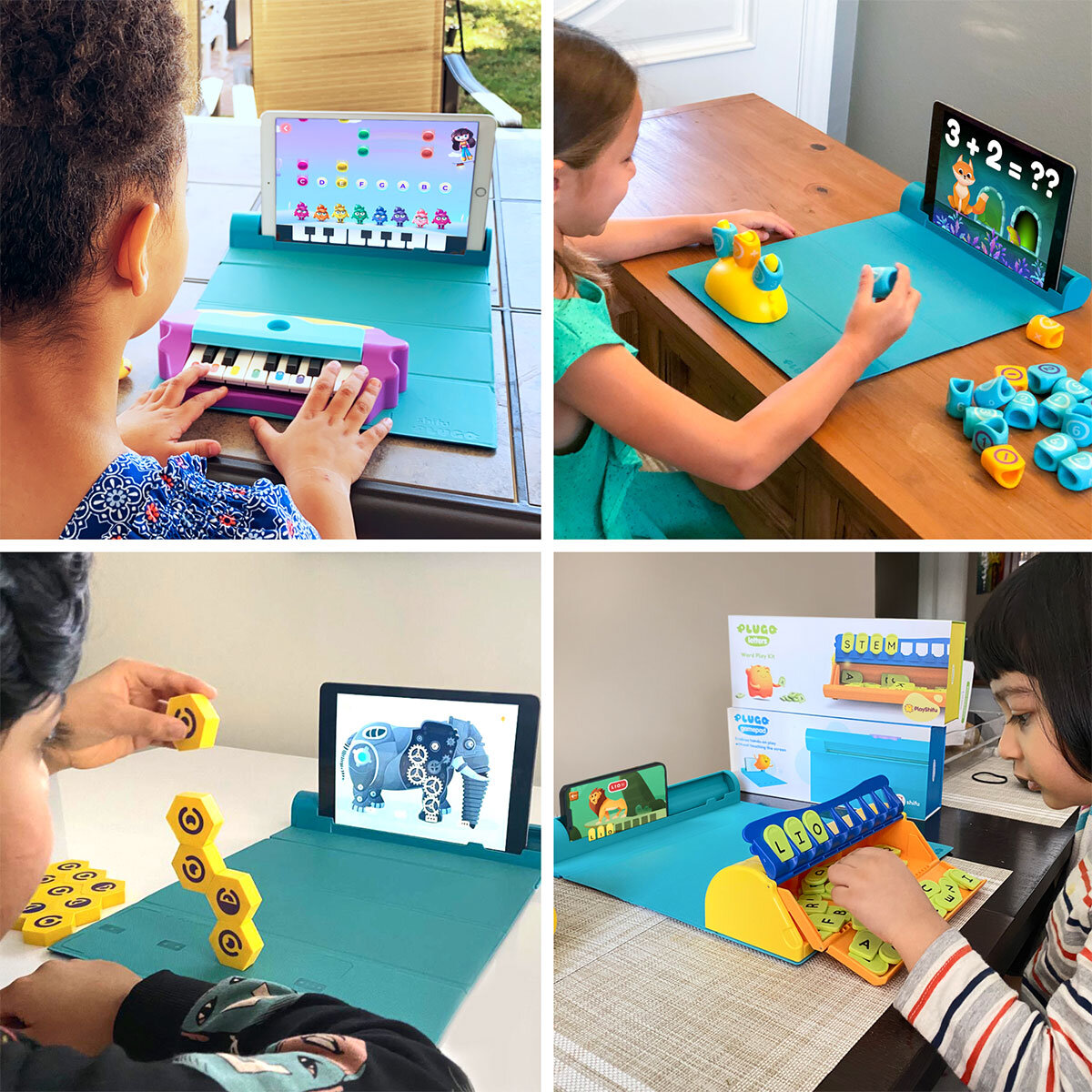 PlayShifu Plugo 4 in 1 STEM pack Link Count Tunes Le