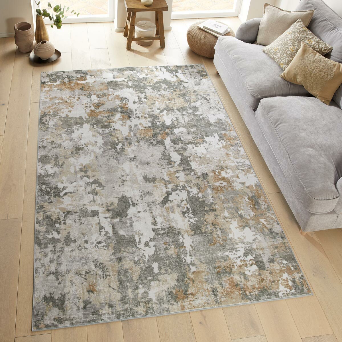 Concept Looms Liberty Quarry Washable Rug, in 3 Sizes
